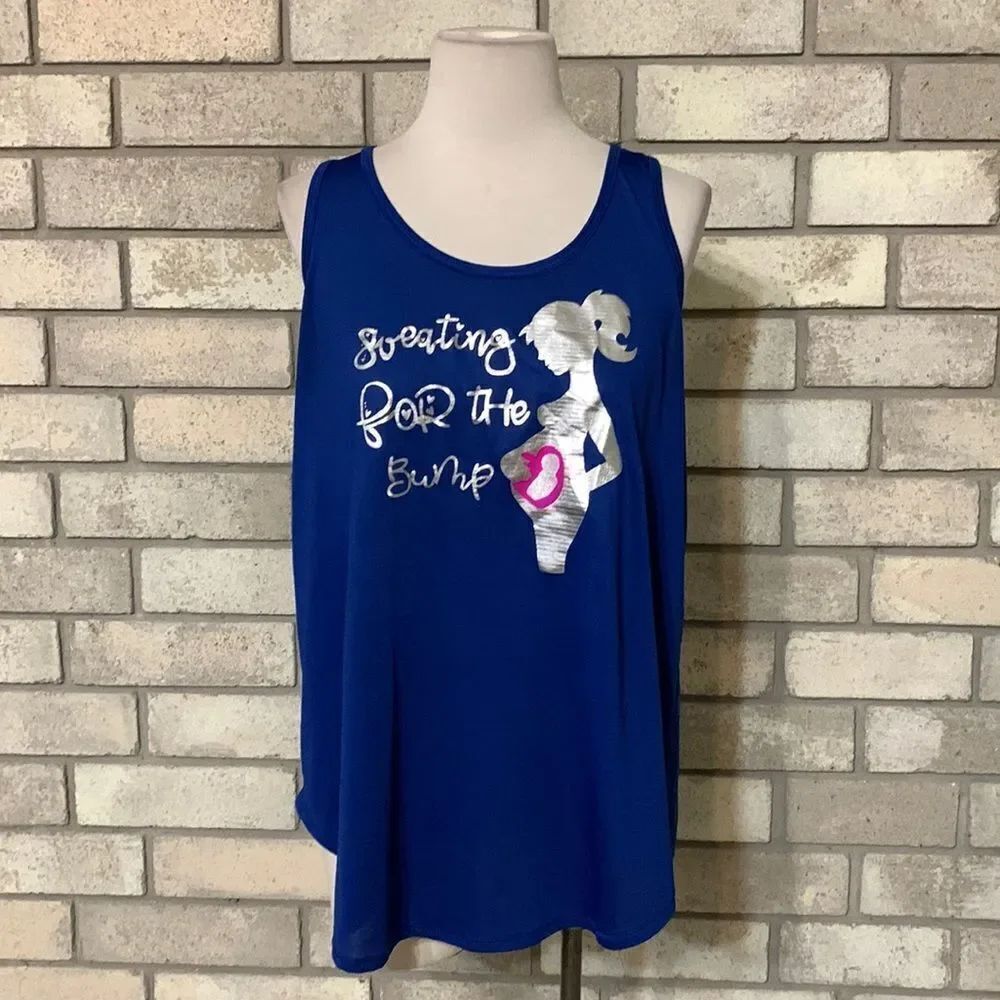 3for$20 tank pregnancy workout quote Xl